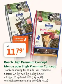 Fressnapf Bosch light trockennahrung Angebot