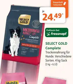 Fressnapf Select gold complete Angebot