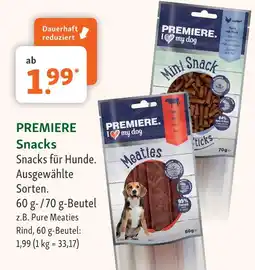 Fressnapf Premiere snacks Angebot