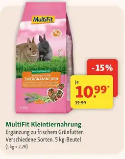Fressnapf Multifit kleintiernahrung Angebot