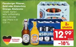 Netto Marken-Discount Flensburger pilsener, gold Angebot