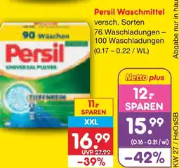 Netto Marken-Discount Persil waschmittel Angebot
