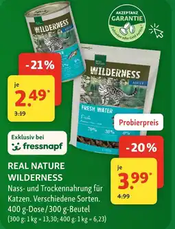 Fressnapf Real nature wilderness Angebot