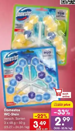 Netto Marken-Discount Domestos wc-stein Angebot