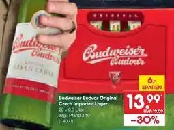 Netto Marken-Discount Budweiser budvar original czech imported lager Angebot