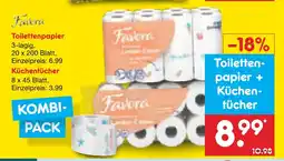 Netto Marken-Discount Favora toilettenpapier Angebot