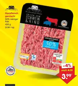 Netto Marken-Discount Gut ponholz hackfleisch gemischt Angebot