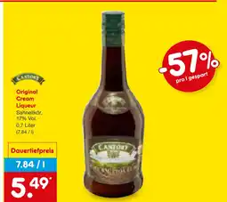 Netto Marken-Discount Cantoni original cream liqueur Angebot