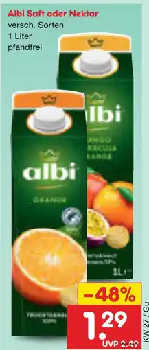 Netto Marken-Discount Albi saft Angebot