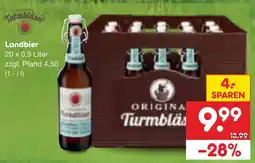 Netto Marken-Discount Turmbräu landbier Angebot
