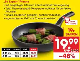 Netto Marken-Discount Tefal so expert pfanne Angebot