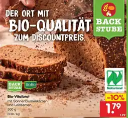 Netto Marken-Discount Back stube bio-vitalbrot Angebot