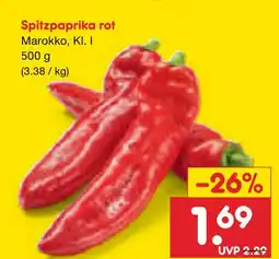 Netto Marken-Discount Spitzpaprika rot Angebot