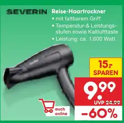 Netto Marken-Discount Severin reise-haartrockner Angebot