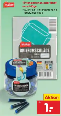 Netto Marken-Discount Maker briefumschläge Angebot