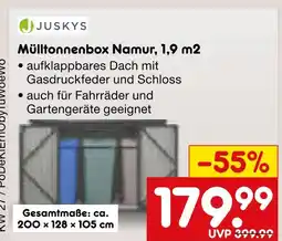 Netto Marken-Discount Juskys mülltonnenbox namur Angebot