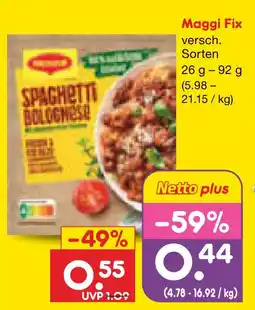 Netto Marken-Discount Maggi fix Angebot