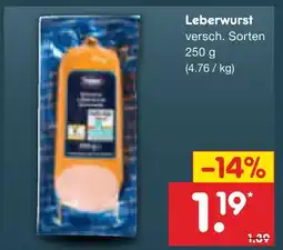 Netto Marken-Discount Leberwurst Angebot