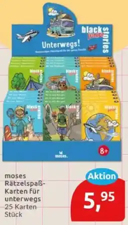 Budni moses Rätzelspaß Karten für unterwegs Angebot