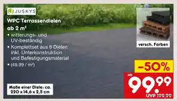 Netto Marken-Discount Juskys wpc terrassendielen Angebot