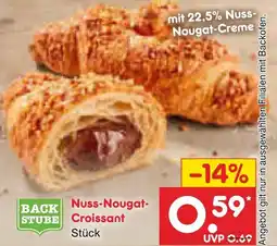 Netto Marken-Discount Backstube nuss-nougat-croissant Angebot