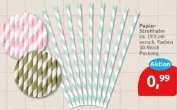 Budni Papier Strohhalm Angebot