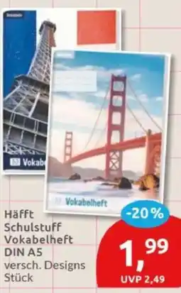 Budni Häfft Schulstuff Vokabelheft DIN A5 Angebot