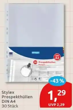Budni Stylex Prospekthüllen DIN A4 Angebot