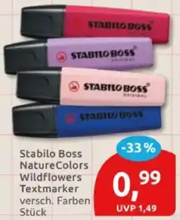 Budni Stabilo Boss Nature Colors Wildflowers Textmarker Angebot