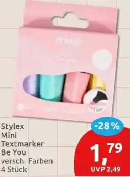 Budni Stylex Mini Textmarker Be You Angebot
