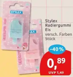 Budni Stylex Radiergummi Eis Angebot