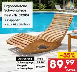 Netto Marken-Discount Ergonomische Schwungliege Angebot