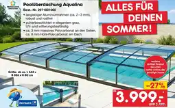Netto Marken-Discount Poolüberdachung Aqualina Angebot