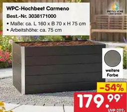 Netto Marken-Discount WPC-Hochbeet Carmeno Angebot