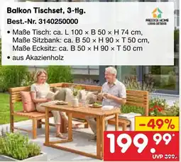 Netto Marken-Discount Balkon Tischset, 3-tlg. Angebot