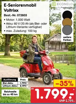 Netto Marken-Discount ECONELO E-Seniorenmobil Voltrixx Angebot