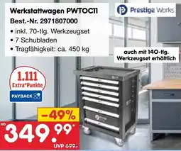 Netto Marken-Discount Prestige Works Werkstattwagen PWTOC11 Angebot
