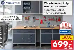 Netto Marken-Discount Prestige Works Werkstattwand, 6-tlg. Angebot