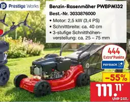 Netto Marken-Discount Prestige Works Benzin-Rasenmäher PWBPM132 Angebot