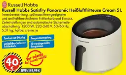 TEDi Russell Hobbs Satisfry Panoramic Heißluftfritteuse Cream 5 L Angebot