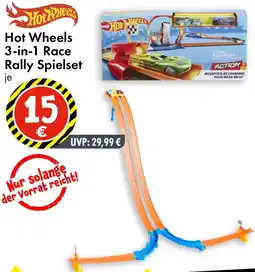 TEDi Hot Wheels 3-in-1 Race Rally Spielset Angebot