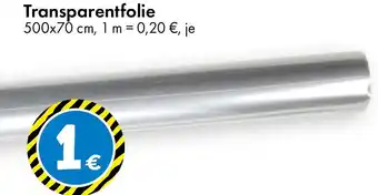 TEDi Transparentfolie Angebot