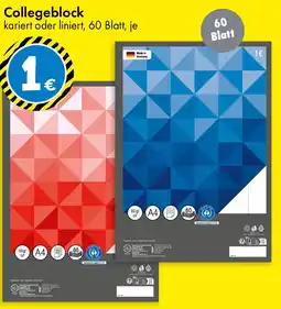 TEDi Collegeblock Angebot