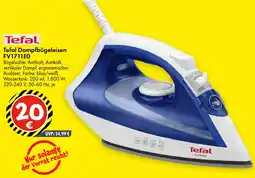 TEDi Tefal Dampfbügeleisen FV1711E0 Angebot