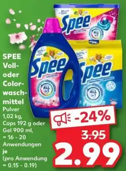 Kaufland SPEE Voll- oder Colorwaschmittel Angebot