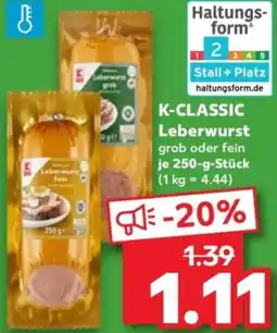 Kaufland K-CLASSIC Leberwurst Angebot