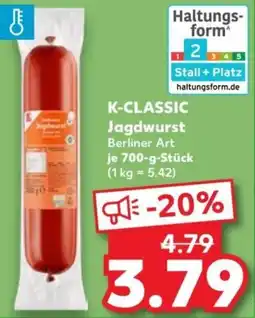 Kaufland K-CLASSIC Jagdwurst Angebot