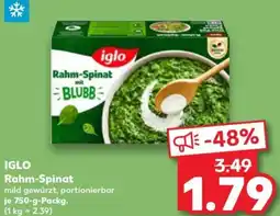 Kaufland IGLO Rahm-Spinat Angebot