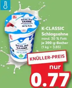 Kaufland K-CLASSIC Schlagsahne Angebot