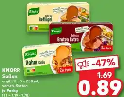 Kaufland KNORR Soßen Angebot